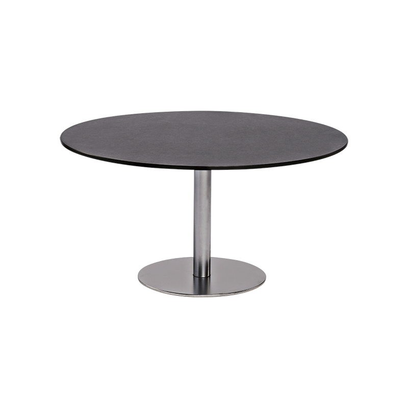 Table basse Brio noire Ø 75 cm H 40 cm