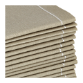 Serviettes tissu chaume 2 plis 20 x 20 cm (par 30)