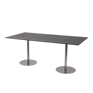 Table Brio noire 180 x 75 cm