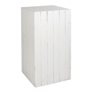 Statafel natura white 60 x 60 H 110 cm